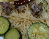 簡単！ズッキーニと豚肉のパスタ作り方7写真