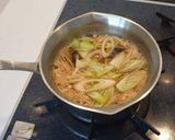 食べ過ぎ注意！ネギ豚カレーつけ汁素麺作り方2写真