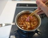 食べ過ぎ注意！ネギ豚カレーつけ汁素麺作り方3写真