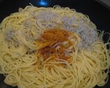 青じそじゃこからすみのペペロンチーノ作り方5写真