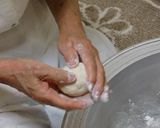 お盆に　茹でまんじゅう作り方8写真