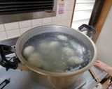 お盆に　茹でまんじゅう作り方13写真