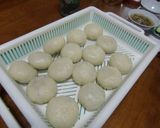 お盆に　茹でまんじゅう作り方15写真