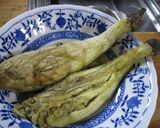 焼き茄子の生ハム巻き！作り方1写真