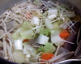 あけぼのさけ缶で簡単　具沢山鮭汁作り方4写真