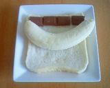 30秒で出来る☆バナナチョコサンド作り方2写真