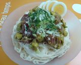 マグロとアボカドのわさび醤油そうめん作り方4写真
