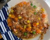 レンジ簡単中華風ヤンニョム味炒飯弁当作り方5写真