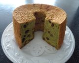 抹茶小豆のシフォンケーキ♪作り方14写真