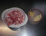 冬瓜と豚肉のピリ辛☆中華春雨あんかけ作り方2写真