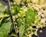 やみつき！セロリ塩昆布カニカマ簡単サラダ作り方1写真