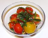 ひんやりトマトの麺つゆづけ作り方6写真