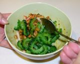 ゴーヤと納豆の食べるラー油あえ☀作り方5写真