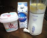 夏休み♥おうちカフェ♥ヨーグルトドリンク作り方1写真