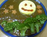 夜空のお月さま☆デコカレー作り方5写真