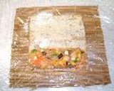 野菜とチーズのミートローフ風信田巻き作り方7写真