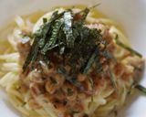 大根おろしで、ふわっと納豆パスタ作り方5写真