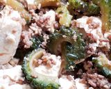 冷凍ゴーヤ☆簡単☆挽肉ゴーヤチャンプル風作り方6写真