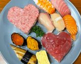 バレンタインにハートのお寿司作り方4写真