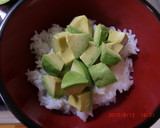 まぐろとアボカドとろろ丼～和カフェ風♪作り方6写真