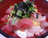 まぐろとアボカドとろろ丼～和カフェ風♪作り方8写真