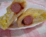ウインナー卵パン♪作り方10写真