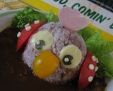 ふくろうさんのデコカレー作り方7写真