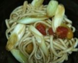 トマトとネギのソース焼うどん☆作り方4写真