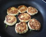鮭缶と豆腐で　シソ香るおやき作り方5写真