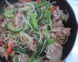 ゴーヤの塩焼きそば作り方4写真