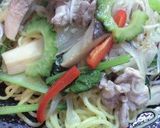 ゴーヤの塩焼きそば作り方7写真