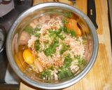 とりひき肉deしそバーグ作り方1写真