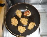 とりひき肉deしそバーグ作り方2写真
