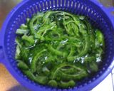 ゴーヤの酒粕和え♡ワサビ風味作り方4写真