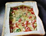 野菜も入ったエッグチーズトースト作り方5写真