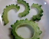 デコカレー　ゴーヤで花火作り方1写真