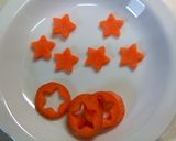 デコカレー　ゴーヤで花火作り方2写真
