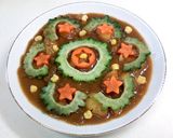 デコカレー　ゴーヤで花火作り方3写真