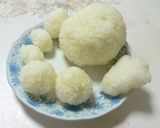 デコカレー☺白クマさんの海水浴作り方2写真