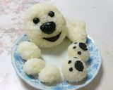 デコカレー☺白クマさんの海水浴作り方4写真