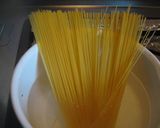 新プリ海老ブロッコリートマトソースパスタ作り方2写真
