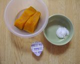 スイートパンプキン♪作り方1写真