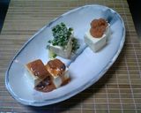 変わり冷奴の３種盛り作り方2写真