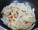 じゃが芋と竹輪の胡麻ネーズ炒めレモン風味作り方2写真