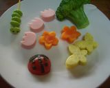 ✿デコカレー✿お花畑✿作り方3写真