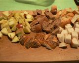 堅くなったパンで スイスの朝食作り方2写真