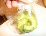 堅いアボカドを食べられるように…；裏技？作り方2写真