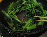 小松菜炒め作り方3写真