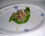 ししとうのおひたし。3種類作り方4写真