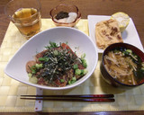 ささっと簡単！＜マグロの漬け丼＞♪作り方3写真